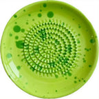 Ink-Splashed Ceramic Manual Grinder Bowl for Baby Food Ginger Garlic Spice Grinding Tool Artistic Kitchen Gadget Hand Mill