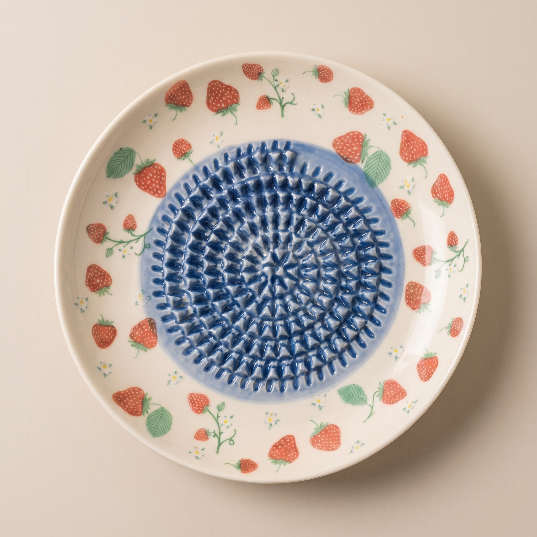 Assiette à râper en céramique