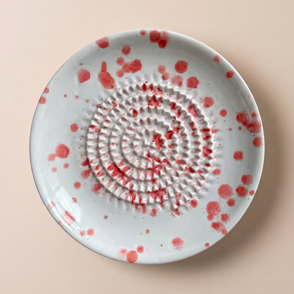 Assiette à râper en céramique