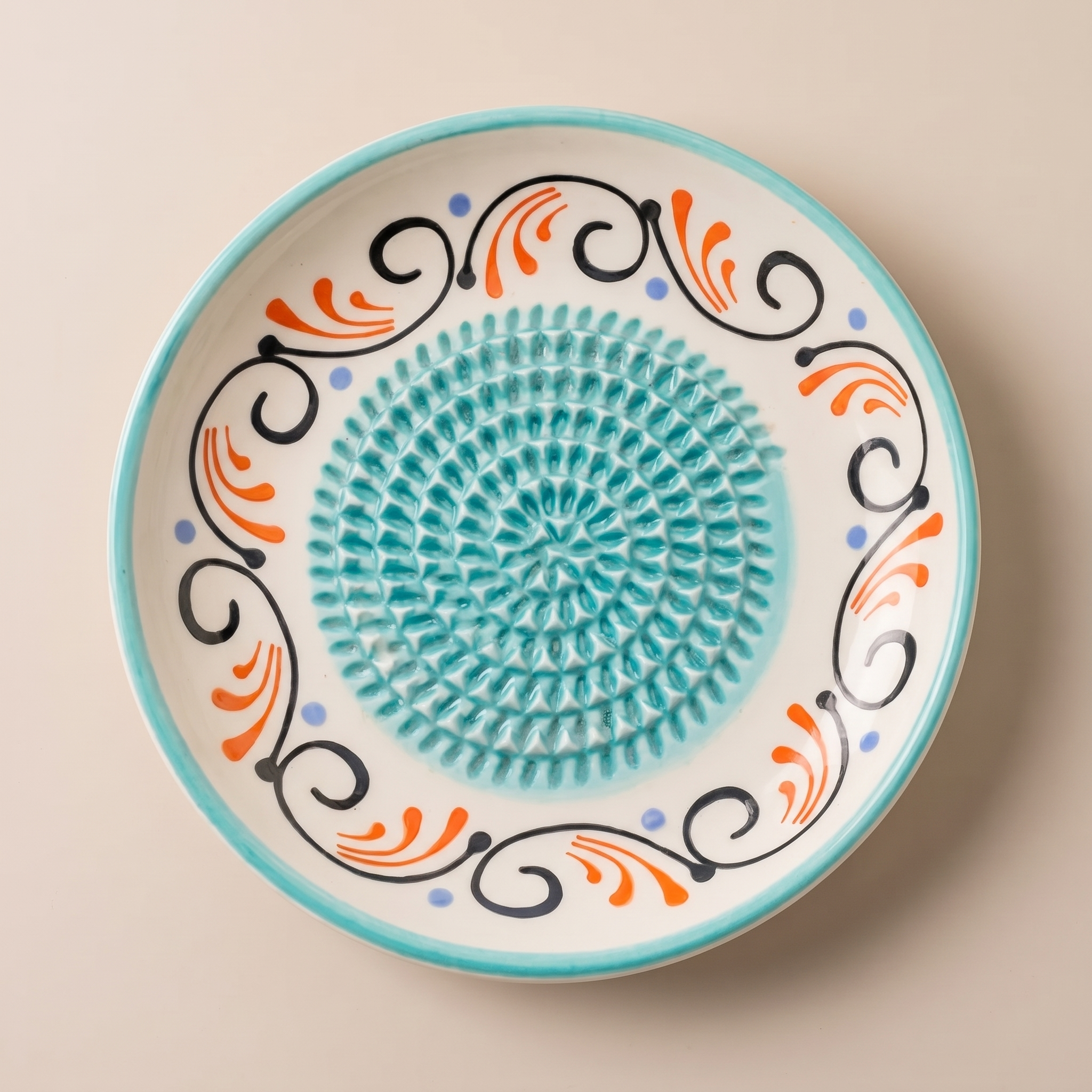 Assiette à râper en céramique