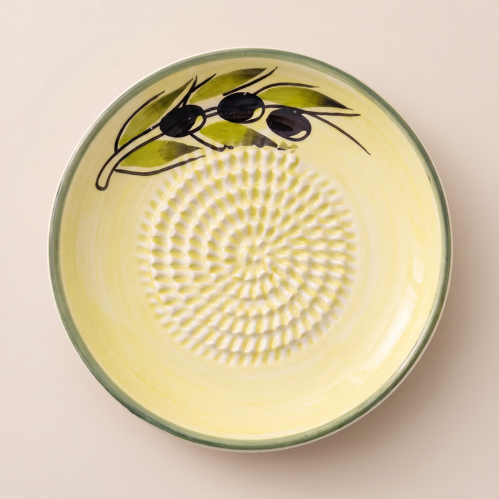 Assiette à râper en céramique